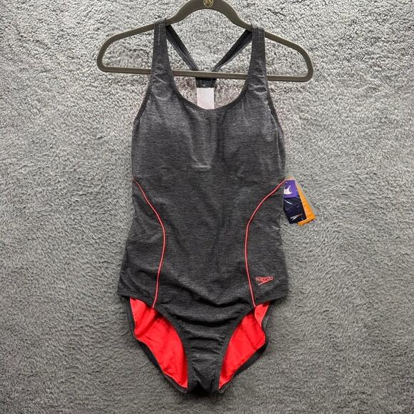 Speedo Women's NWT Size 12 Swim Suit Hydro Bra Water Aerobics Fitness Swim - Picture 1 of 11